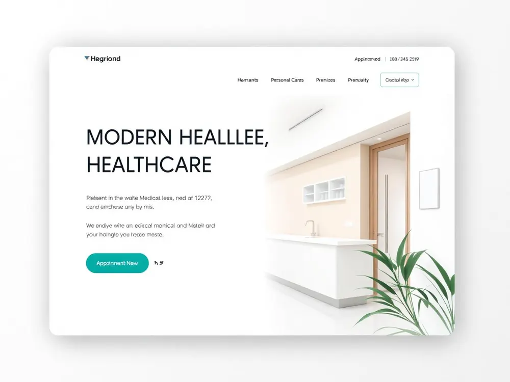 Medical Clinic website built with AI